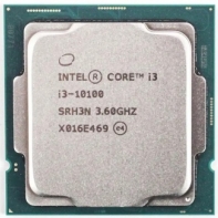 Купить Процессор CPU S-1200 Intel Core i3 10100 TRAY <3.6 GHz (4.3 GHz Turbo), 4-Core, 6MB, Comet Lake> Алматы