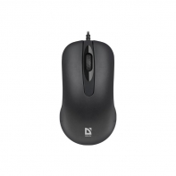 Купить Мышь проводная Defender Classic MB-230 (Черный), USB 4кн, 1кл-кн, 1000-1200 dpi Алматы