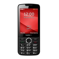 купить Мобильный телефон Texet TM-308 черный-красный в Алматы фото 1