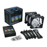 купить Вентилятор для корпуса Lian Li UNI FAN AL ARGB 3x120mm with Controller Black UF-AL120V2-3B в Алматы фото 4