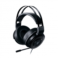 купить Гарнитура, Razer, Thresher Tournament (3.5 mm),  RZ04-02350100-R3M1, Игровая гарнитура, Микрофон выдвижной гибкий, Пульт управления, Динамики 50 мм, 30 мВт, 3.5 Mini Jack   2*3.5 Mini Jack для аудио и микрофона, Чёрный в Алматы фото 1