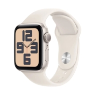 купить Смарт-часы Apple Watch SE GPS 40mm Starlight Al Case with Starlight Sport Band - S/M (MXEF3QI/A) в Алматы фото 2