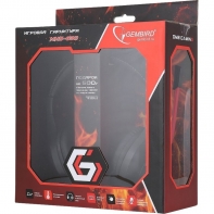купить Гарнитура игровая Gembird MHS-G30, код "Survarium", черный/красный, регулировка громкости, отключение микрофона, 2,5м в Алматы фото 4