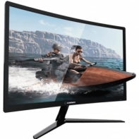 купить Монитор ЖК 24* GameMax  GMX24C144(177) <1920*1080, 23.6”TFT Black, HDMI, DP, DVI, изогнутый> в Алматы фото 1