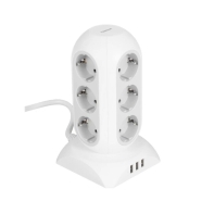 Купить Сетевой фильтр Tessan / TPS02-DE - 2М, 3xUSB, 12 розеток Алматы