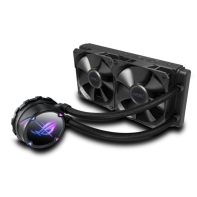 купить Водяное охлаждение CPU Asus ROG STRIX LC II 240 Liquid CPU Cooler, 2 x12cm PWM Fan в Алматы фото 1