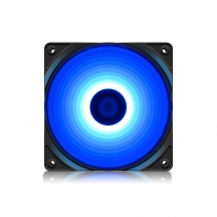 купить Кулер для компьютерного корпуса, Deepcool, RF 120B, 120мм LED Blue, Molex/3pin, Габариты 120х120х25мм, Чёрный в Алматы фото 1