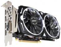 купить Видеокарта MSI Radeon RX 570, 4GB GDDR5 256-bit 1xDVI 1xHDMI 3xDP RX 570 ARMOR 4G OC в Алматы фото 2