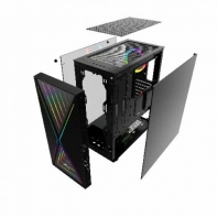 купить Корпус Wintek XGame T-5618 TG, ITX/ATX, USB 1*3.0/2*2.0, HD-Audio Mic, 0,5mm, 1*ARGB fan contr в Алматы фото 3