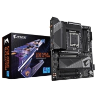 купить Материнская плата GIGABYTE B760 AORUS ELITE AX, LGA1700, PCI-Ex16 4.0, HDMI+DP, 3xM.2, 4xSATA, ATX в Алматы фото 1