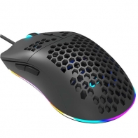 купить CANYON,Gaming Mouse with 7 programmable buttons, Pixart 3519 optical sensor, 4 levels of DPI and up to 4200, 5 million times key life, 1.65m Ultraweave cable, UPE feet and colorful RGB lights, Black, size:128.5x67x37.5mm, 105g в Алматы фото 2