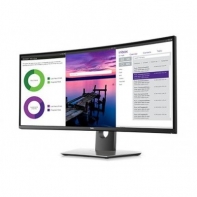 купить Монитор Dell/U3419W/34 **/IPS/3440x1440 Pix/2*HDMI 2.0 (HDCP 2.2)/DP 1.2 (HDCP 2.2)/2*USB 3.0 для подключения к ПК/2*USB 3.0 (на боковой панели) в Алматы фото 1