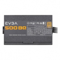 купить Блок питания ATX 500W EVGA 500 BQ, Active PFC, вентилятор 12 см, 80+ BRONZE SM 110-BQ-0500-K2 в Алматы фото 3