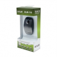 купить Мышь, Delux, DLM-110OGB, 3D, Оптическая, 800dpi, Беcпроводная 2.4ГГц, Нано-ресивер, Чёрный в Алматы фото 2