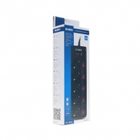 купить Сетевой фильтр SVEN SF-05PL 3,0 м (5 розеток с индивидуальными выключателями). черный в Алматы фото 3