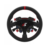 купить Игровой руль GT1 Round Steering Wheel with GT Pro Hub(K)| Shifter & Clutch Paddles | LeatherSIMAGIC QR70 Included в Алматы