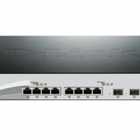 купить D-Link DXS-1210-12TC/A1A Настра-ый комму-ор 8 портов 10G, 2 порта 10G SFP+ и 2 комбо 10G SFP+ /  в Алматы фото 1
