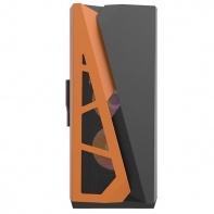 купить Корпус ПК без БП DarkFlash DLZ31 MESH <ATX, 2x3.5, 2xUSB 3.0, 1xType C, Audio, 495.9*217.2*505.5mm, Black/Orange> в Алматы фото 2