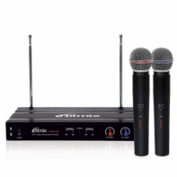 купить Микрофонная беспроводная система RITMIX RWM-221 серебро в Алматы фото 1
