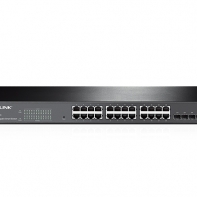 купить Коммутатор Smart GbE 24-портовый Tp-Link T1600G-28TS (TL-SG2424) <JetStream&trade; 24 10/100/1000Mbps RJ45 ports   4 Gigabit SFP slots, 56Gbps> в Алматы фото 1