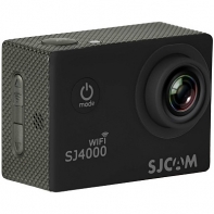 купить Экшн-камера, SJCAM, SJ4000WIFI, 1080P/30fps, 720P/60 fps, 12 МП 170°,  Wifi 10 м, Чипсет NTK 96655, 900mAh, 2* сенсорный дисплей, Чёрный в Алматы фото 2