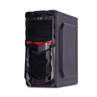 купить Компьютерный корпус, Delux, DLC-DW701PS, ATX/Micro ATX, USB 2* 2.0, HD-Audio, Высота процессорного кулера 150мм, Длина VGA до 270мм, 2*5.25*/2*3.5*/2*2.5*, Толщина 0,4мм, 360x175x405мм, Б/П, 400W, Чёрный в Алматы фото 1