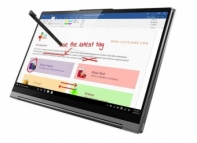 купить Ноутбук Lenovo Yoga C940-14IIL  14.0** FHD(1920x1080) IPS GLOSSY/TOUCH/Intel Core i7-1065G7 1.30GHz Quad/8GB/256GB SSD/GMA HD/WiFi/BT5.0/HD Web Camera/BLKB+FPR+USB-C/Active Pen/4cell/1.35kg/W10/1Y/IRON GREY в Алматы фото 2