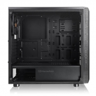 купить Компьютерный корпус, Thermaltake, Versa J23 TG, CA-1L6-00M1WN-00, ATX/Micro ATX/Mini-ITX, USB 3.0/2*2.0, HD-Audio Mic, 1*120 мм (зад.панель), Высота процессорного куллера до 160 мм, Длина VGA до 310 мм, 2*3.5*/4*2.5*, 447*205*455 мм, Без Б/П, Чёрный в Алматы фото 3