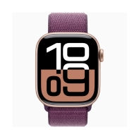 Купить Смарт-часы Apple Watch Series 10 GPS 46mm Rose Gold Aluminium Case with Plum Sport Loop (MWWV3QI/A) Алматы