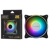 Купить Корпусной вентилятор 2E GAMING (F120OI-ARGB) 120мм,3+3pin5VAura,черн.лопасти/рамка, outer/inner LED Алматы