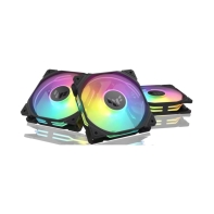 Купить Вентилятор для корпуса ASUS PRIME MR120 FAN ARGB REVERSE BLACK 3IN1 120x120x28 MR120-1R/BK/3 IN 1// Алматы