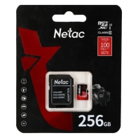 купить Карта памяти MicroSD&nbsp;Netac P500 Extreme Pro 256GB + SD Adapter&nbsp;NT02P500PRO-256G-R в Алматы фото 2