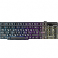 купить Клавиатура проводная игровая Defender Gorda GK-210, ENG/RUS, USB, RGB подсветка, НОВИНКА!                                                                                                                                                                  в Алматы фото 1