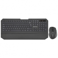 Купить Комплект беспроводной клавиатура+мышь Defender Berkeley C-925 RU,черный Алматы