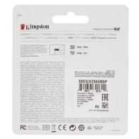 купить Карта памяти MicroSD, Kingston Canvas Go! Plus, 256GB, SDCG3/256GBSP, Class 10, UHS-I, R170/W70 в Алматы фото 2