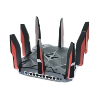 купить Маршрутизатор беспроводной AC5400 GbE Tp-Link Archer C5400X <AC5400 Dual Band Wireless Gigabit Router, Broadcom, 2167Mbps 5Ghz + 2167Mbps 5Ghz + 1000Mbps 2.4Ghz, 802.11ac/a/b/g/n, 1 GbE WAN + 8 GbE LAN, Агрегирование каналов (WAN/LAN), 2 порта USB 3. в Алматы фото 2