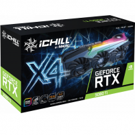 купить Видеокарта INNO3D NVIDIA GeForce RTX 3080Ti iChill X4, 12GB 384bit GDDR6X, 1710 / 19G, PCI-E 4, 3x DP, HDMI, 3 fan, 2 slot в Алматы фото 2