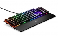купить Клавиатура, Steelseries, Apex 7 (Blue Switch) US, 64774 Игровая, Механические клавиши QX2, USB, Подсветка RGB, Размер: 160*370*35 мм., Анг/Рус, Чёрный в Алматы фото 3