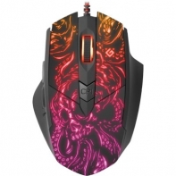купить Мышь проводная игровая оптическая Defender Titan GM-650L (черный),USB, RGB, Macro, 6кнопок, 6400dpi, в Алматы фото 1