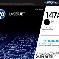 купить 147A Black LaserJet Toner Cartridge for M611/M612/M635/M636, up to 10500 pages в Алматы фото 1