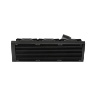 купить Водяное охлаждение для CPU Montech LightFlow ARGB 360 (B) TDP 300W 3x120 1170/1851/AM4/AM5 Black в Алматы фото 2