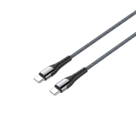 купить Интерфейсный кабель LDNIO Type-C to Type-C LC102 65W FDY 2м Серый в Алматы фото 1