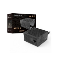 Купить Блок питания Montech  650W, BETA 2 650W, Non Modular, ATX, 80+ BRONZE, КПД 90%, Fan 120mm, Черный в Алматы