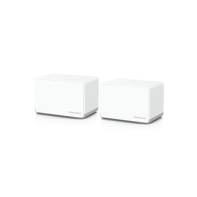 Купить Домашняя Mesh Wi-Fi система GbE AX1800 Mercusys Halo H70X(2-pack) <Wi-Fi 6, бесшовный роуминг 802.11k/v/r, 1201Mbps 5Ghz + 574Mbps 2.4Ghz, 802.11ax/ac/n/a, 3 порта LAN/WAN GbE> Алматы