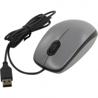 купить Мышь Logitech M110 Silent (M110s) Mid Gray (серая, бесшумная, оптическая, 1000dpi, USB, 1.8м) в Алматы фото 1