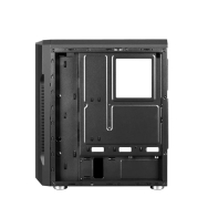 купить Корпус Wintek Flame D525-B TG, Midi Tower, ATX, Black, 2x3.5*/2x2.5*, 2xUSB, RGB в Алматы фото 3