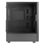 купить Компьютерный корпус NX410, Black, 2*140mm ARGB fan,1*120 ARGB fan, (w/o PSU), tempered glass в Алматы фото 2