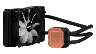 купить Водяное охлаждение, Aerocool, Pulse L120F, Intel 2066/2011-V3/1366/115X/775 и AMD FM1/FM2/AM4/AM3 /AM3/AM2 /AM2, 120мм вентилятор ARGB, Воздушный поток 29,84-71,65CFM, Чёрный в Алматы фото 2