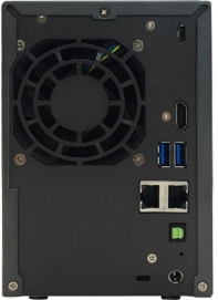 купить Сетевой накопитель ASUSTOR AS6302T 2-Bay NAS,Celeron Dual-Core 2GB GbE x 2 HDMI 90IX0131-BW3S10 в Алматы фото 3
