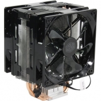 купить Вентилятор для CPU CoolerMaster Hyper 212 LED TURBO BLACK COVER Intel&AMD 4-pin(PWM) 600-1600RPM 31dBA(Max) LGA1151/1150/1155/2066/2011-v3/2011/AM4/AM3+/AM2+ RR-212TK-16PR-R1 в Алматы фото 2